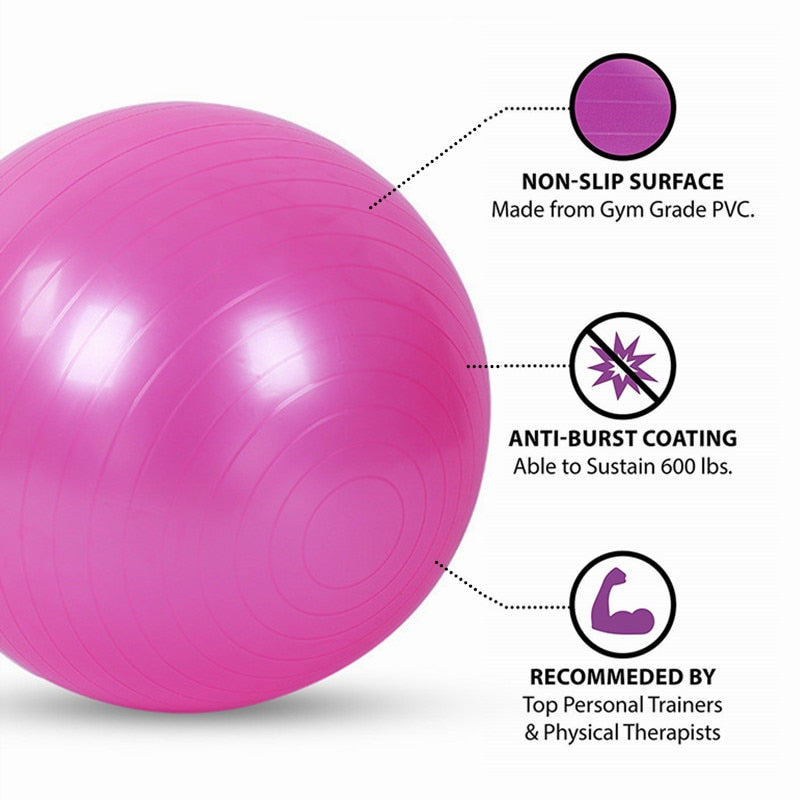 Thickened Explosion-proof Pilates Balance Ball