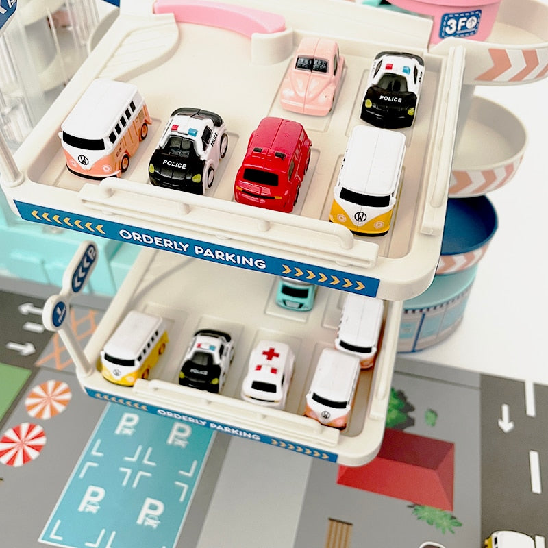 Electric Track Parking Building