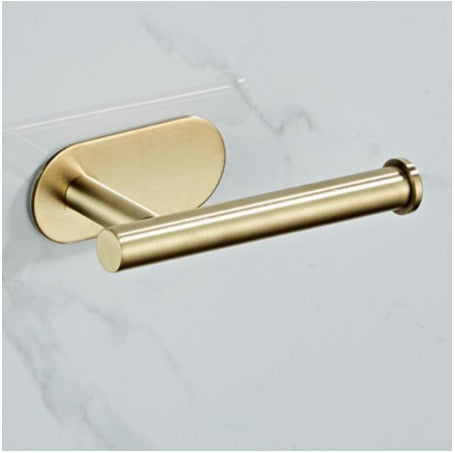 Brushed Gold Bathroom Hardware Set