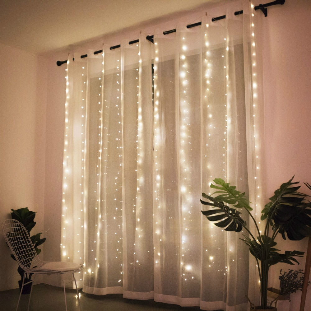 Curtain Light Garland Festoon
