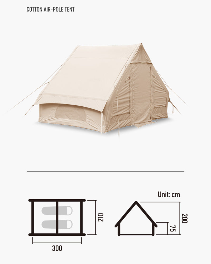 Oxford Bell Tent Inflatable Camping Tent