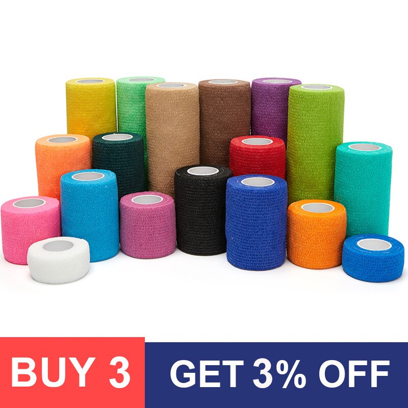 Colorful Self-Adhesive Elastic Bandage Wrap Tape