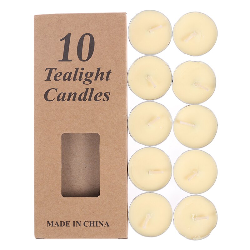 10-Piece Aromatherapy Tea Wax Candle Set