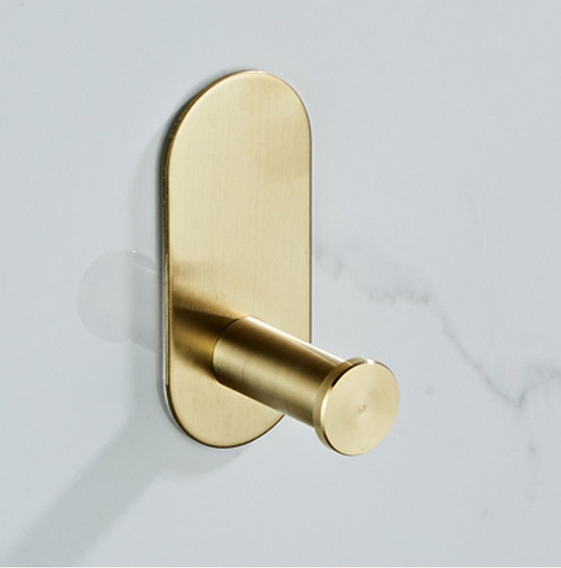 Brushed Gold Bathroom Hardware Set