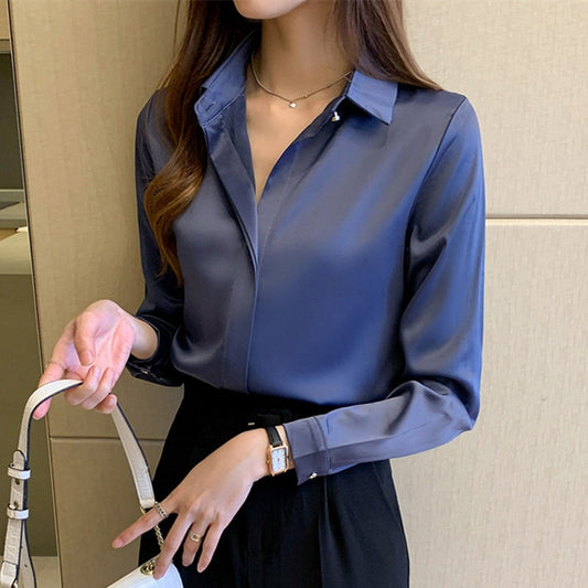 Stylish Long Sleeve Woman Blouses