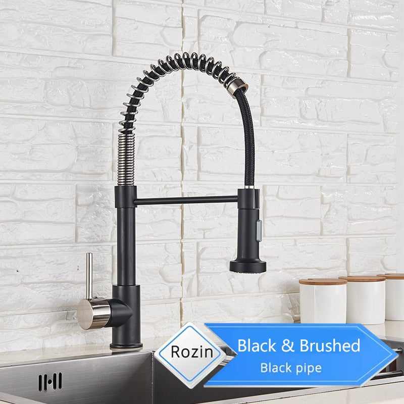 Sleek Matte Black Mixer Tap