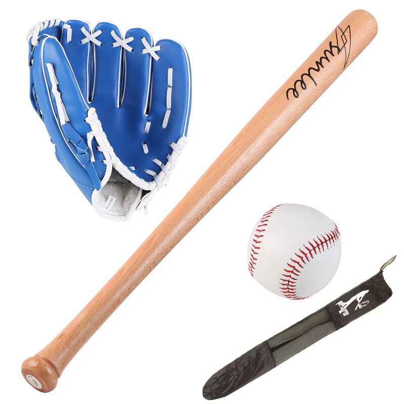 25-Inch Wood Baseball Bat Set