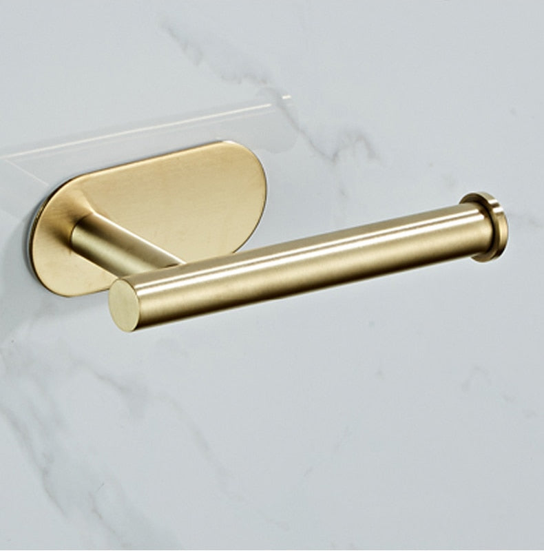 Brushed Gold Bathroom Hardware Set