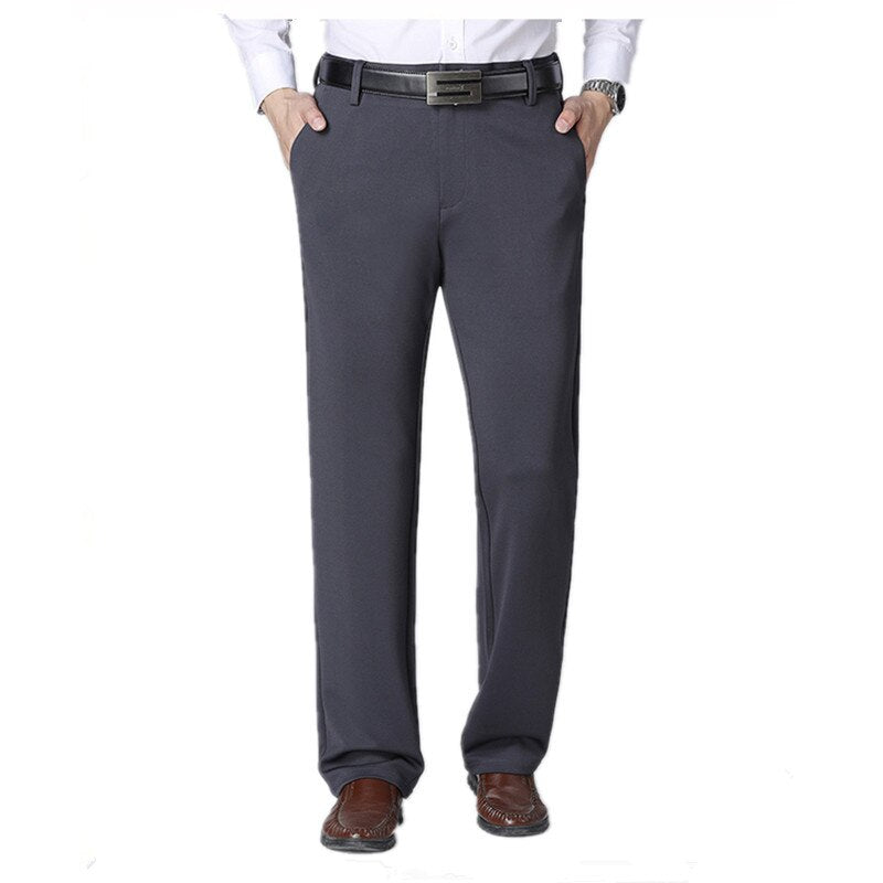 Thick Straight Work Trousers for Men