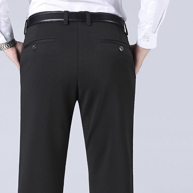 Thick Straight Work Trousers for Men