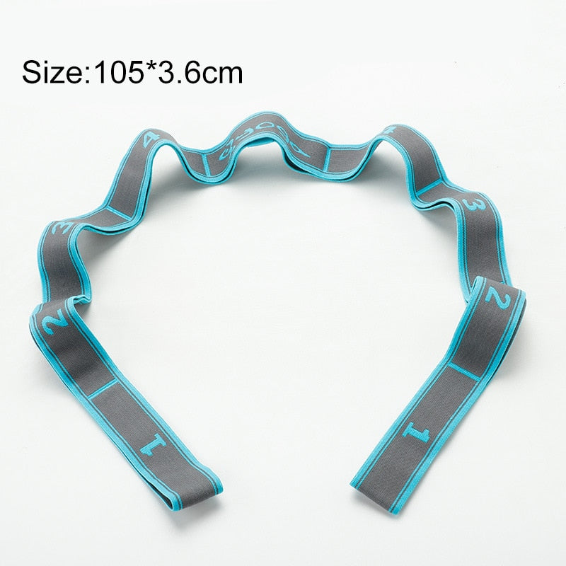 Yoga Pull Strap Belt Polyester Latex Elastic Latin
