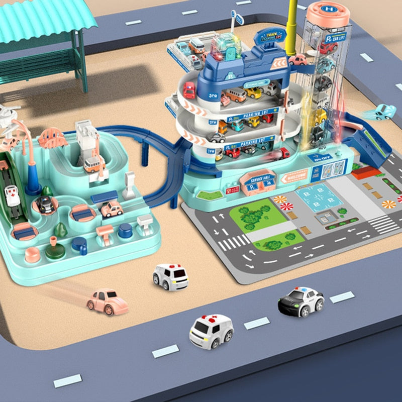 Electric Track Parking Building