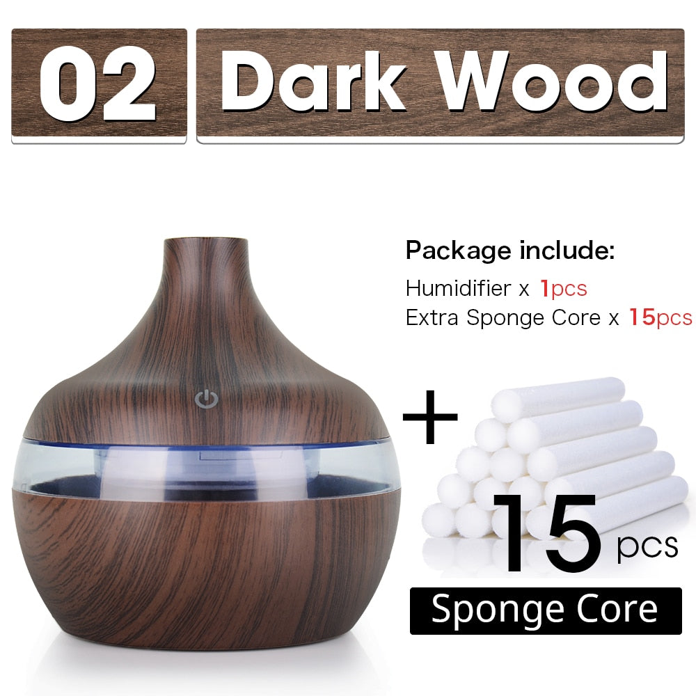 300ML USB Air Humidifier and Electric Aroma Diffuser Mist