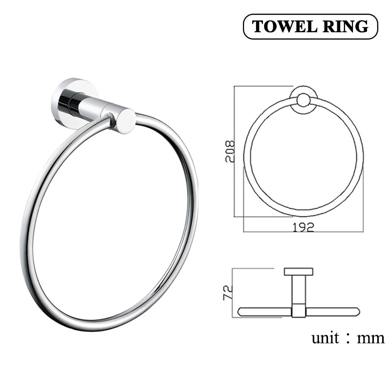 Chrome Bathroom Hardware Sets