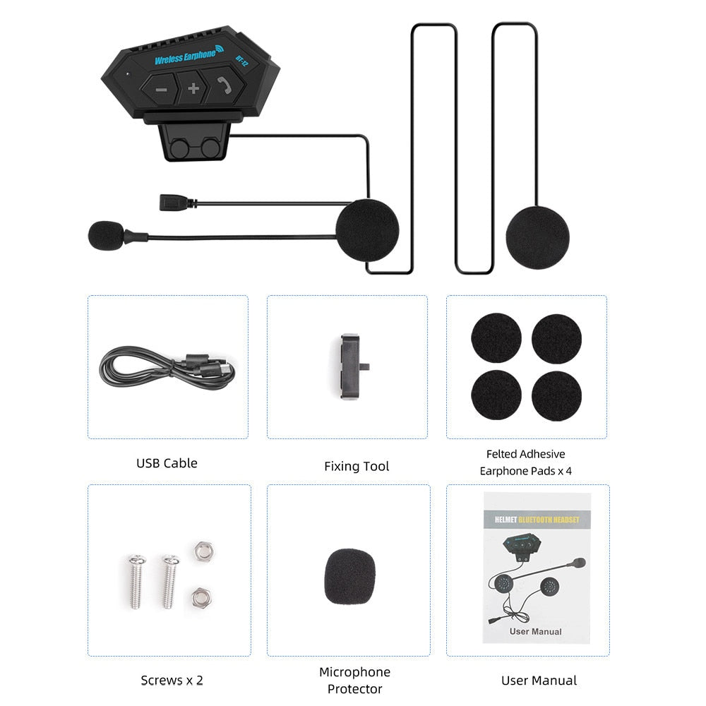 Motorcycle BT 5.0 Helmet Headset