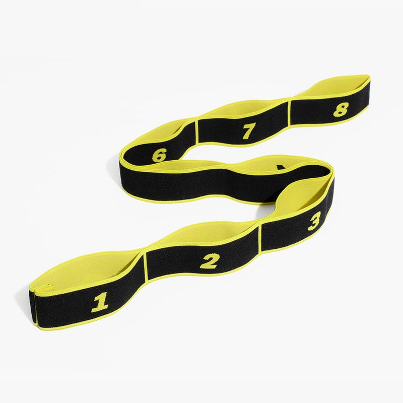 Yoga Pull Strap Belt Polyester Latex Elastic Latin
