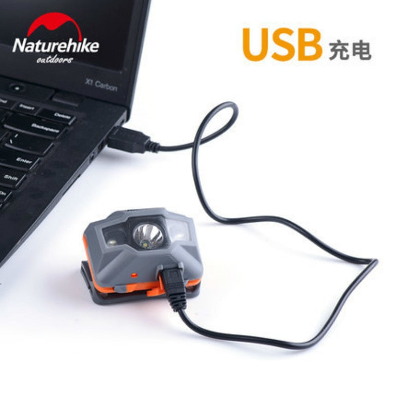USB Charge LED Headlamp Camping Headlight