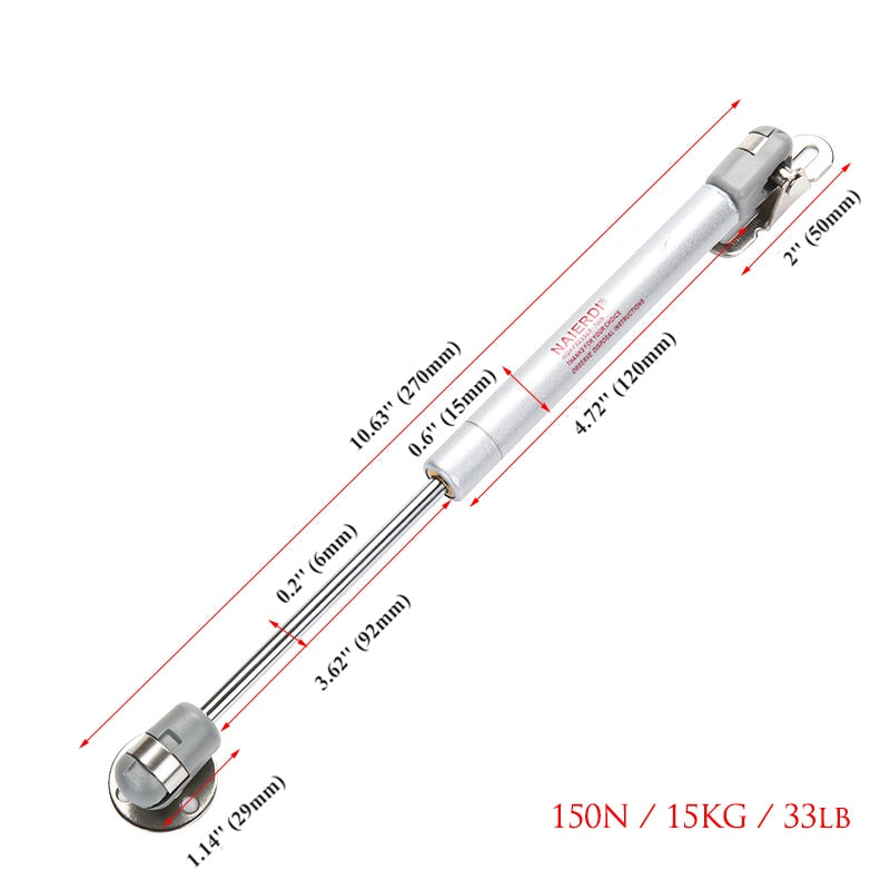 4PCS NAIERDI Furniture Gas Spring Hinges