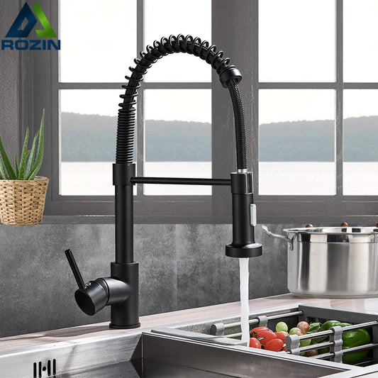 Sleek Matte Black Mixer Tap