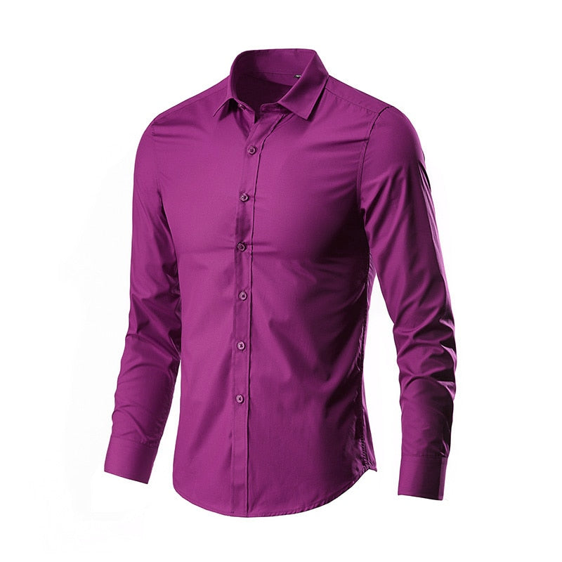 Slim Fit Business Casual Male Hawaiian Shirts