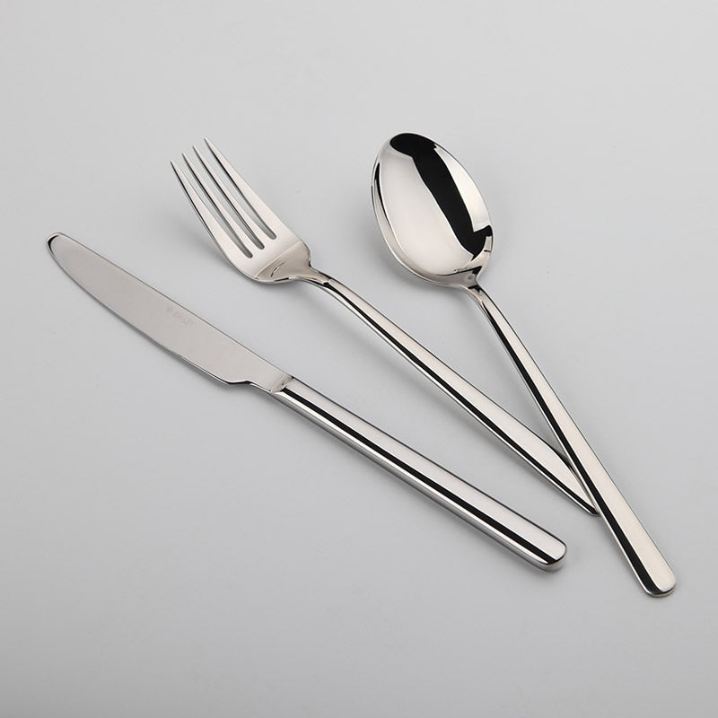 24-Piece Dinnerware and Cutlery Set