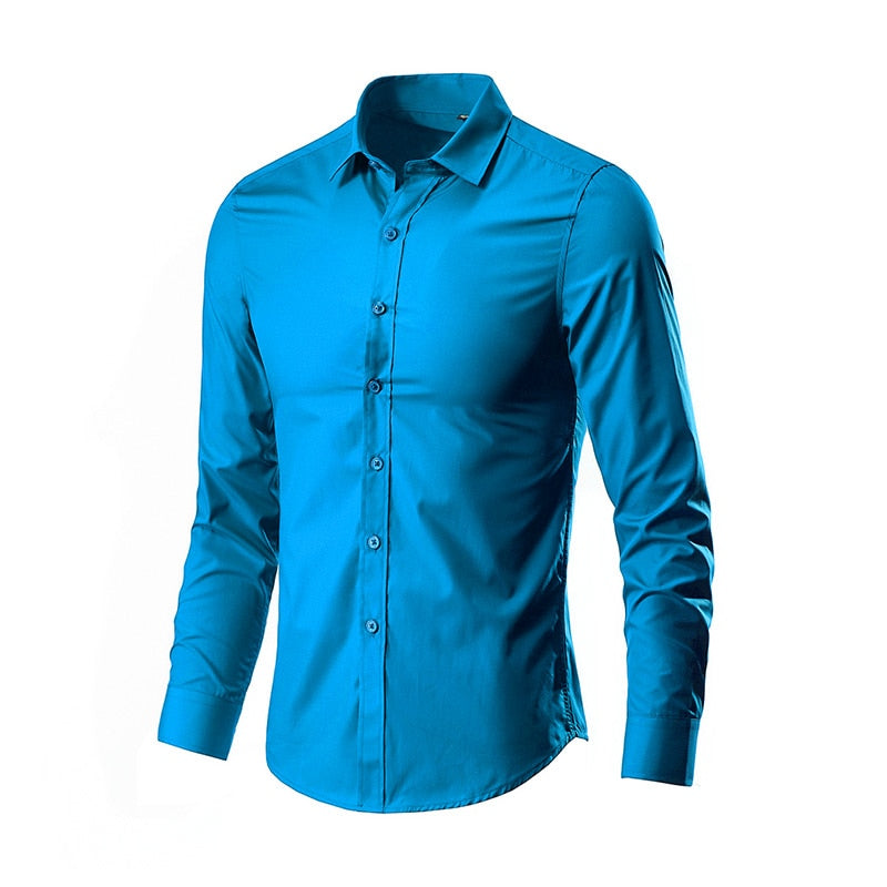 Slim Fit Business Casual Male Hawaiian Shirts