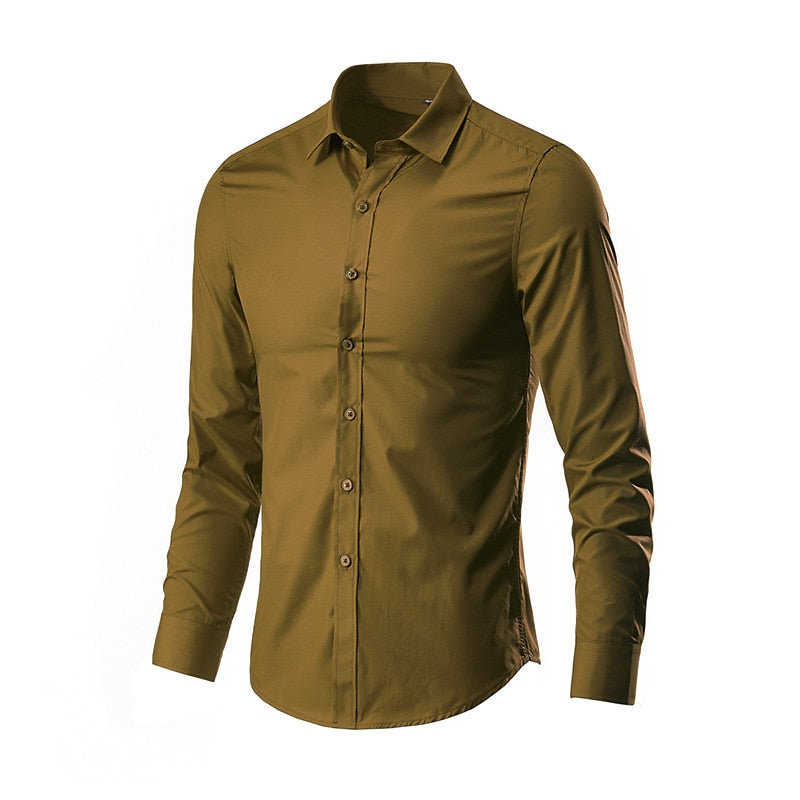 Slim Fit Business Casual Male Hawaiian Shirts