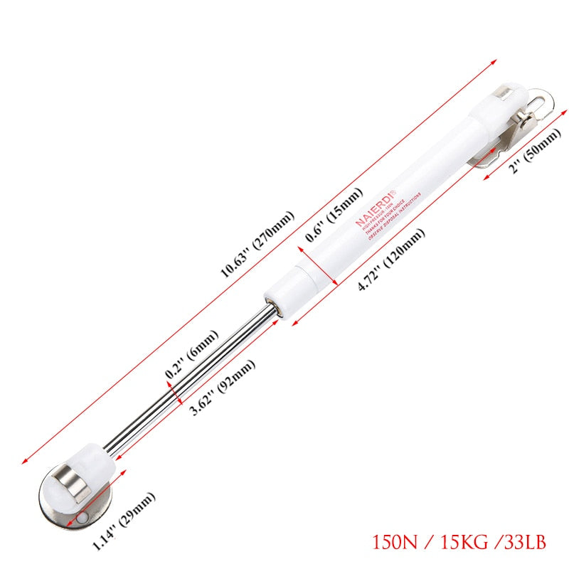 4PCS NAIERDI Furniture Gas Spring Hinges