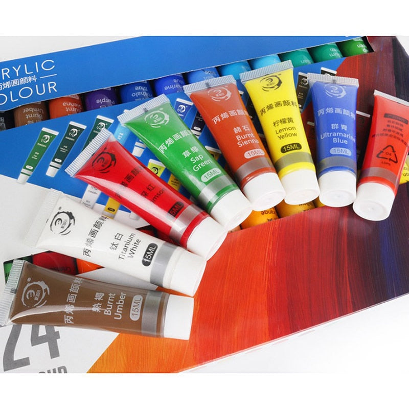 12/24 Colors 15ML Acrylic Paint Set