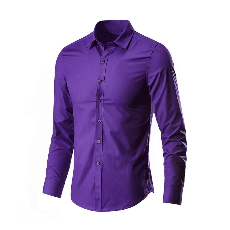 Slim Fit Business Casual Male Hawaiian Shirts