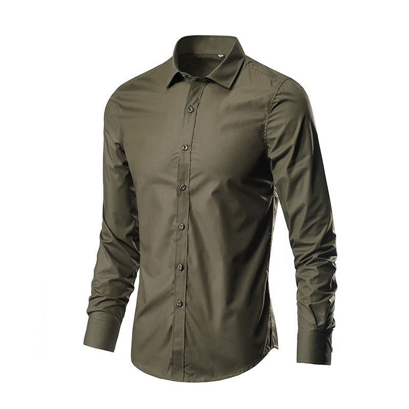 Slim Fit Business Casual Male Hawaiian Shirts