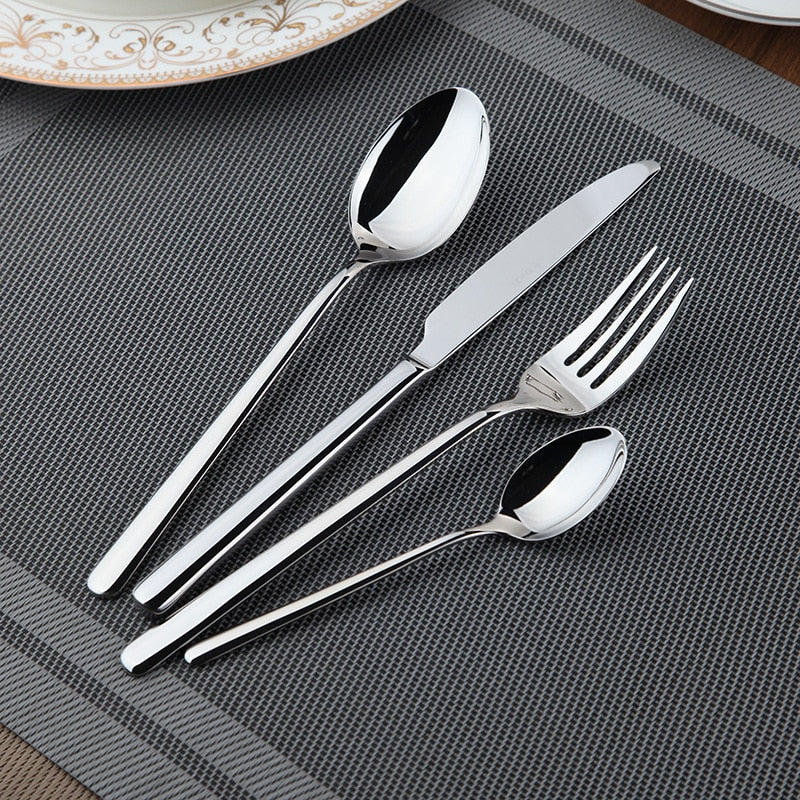 24-Piece Dinnerware and Cutlery Set