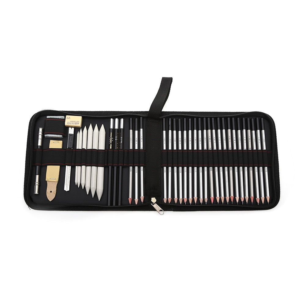27/39pcs Professional Sketching Drawing Kit