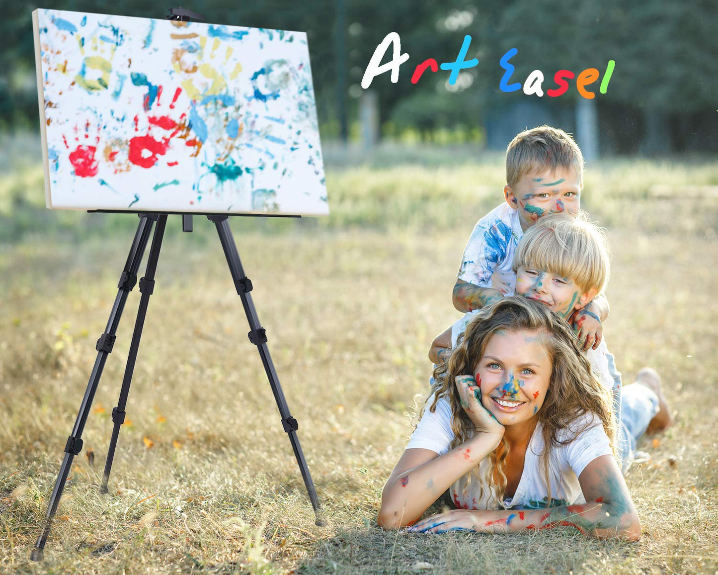 Portable Adjustable Metal Sketch Easel Stand