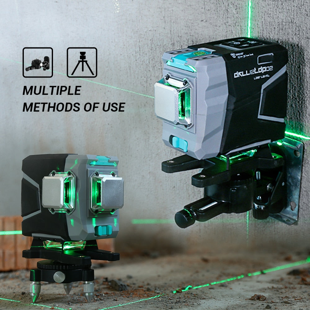 3D Green Laser Level Horizontal & amp