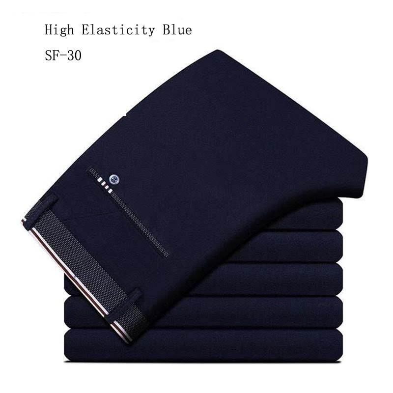 Elastic and Wrinkle Resistant Trousers