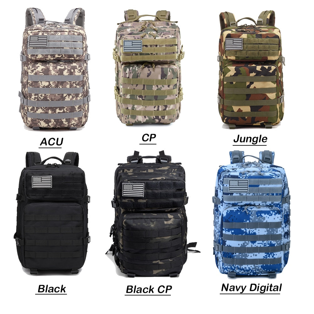 Blend into the Wilderness with Our Camouflage 50L Army Backpack