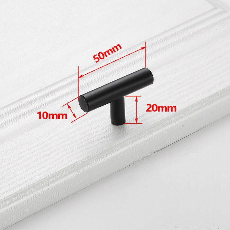 Black Gold Brushed Stainless Steel Cabinet Door Knobs