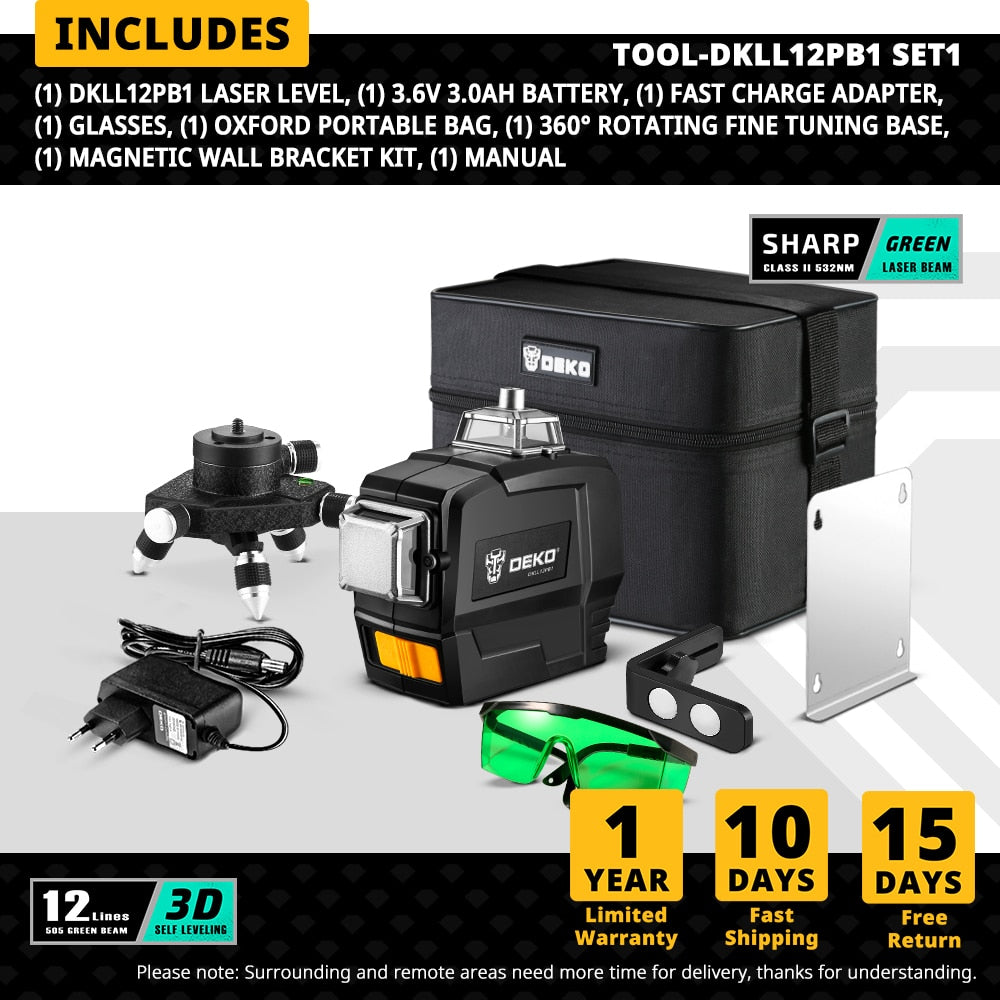 Professional construction tools for accurate leveling