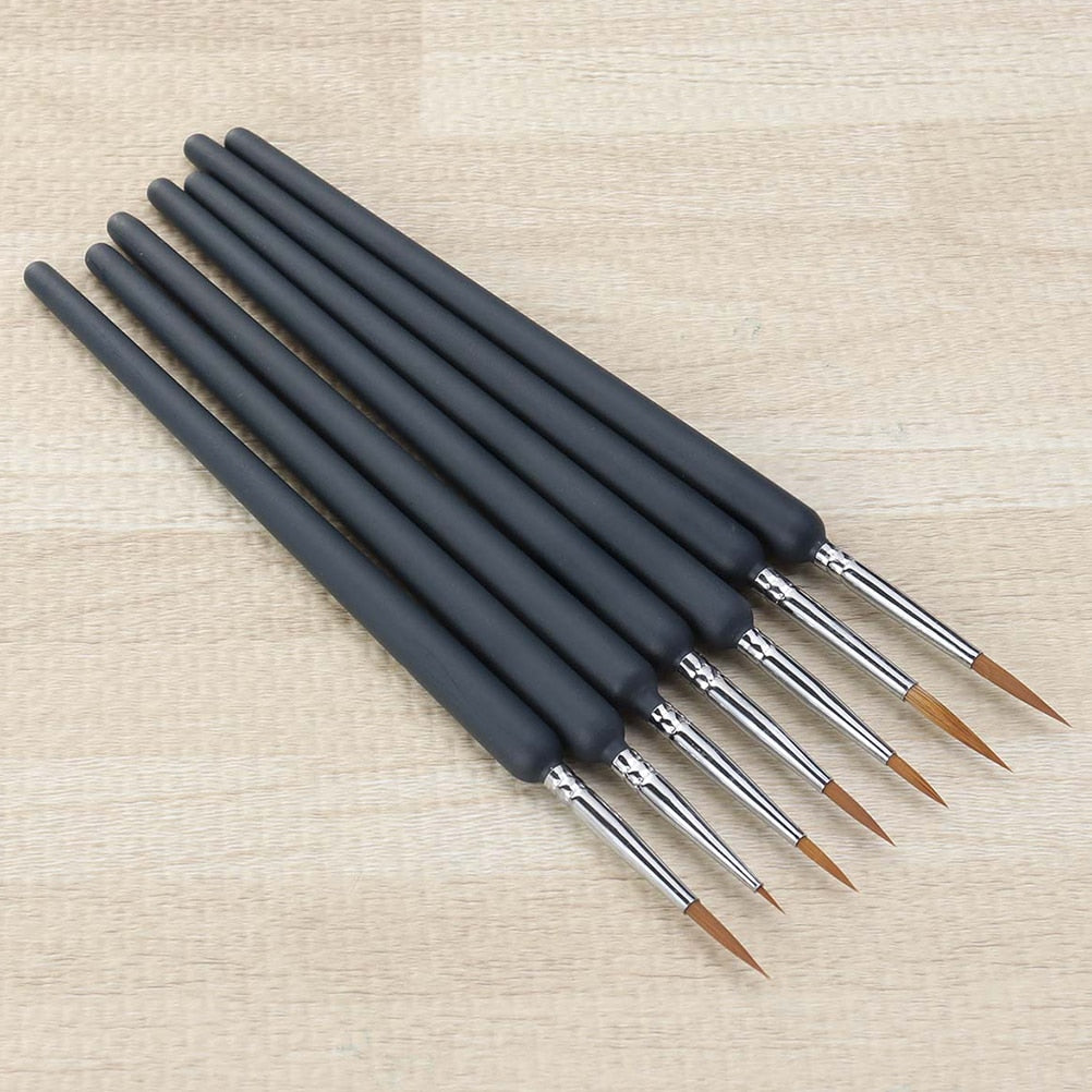 Professional Wolf Fine Painting Pen Nylon Hair Brush
