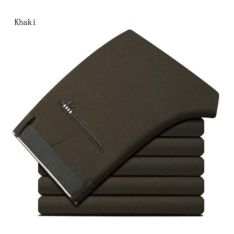 Elastic and Wrinkle Resistant Trousers