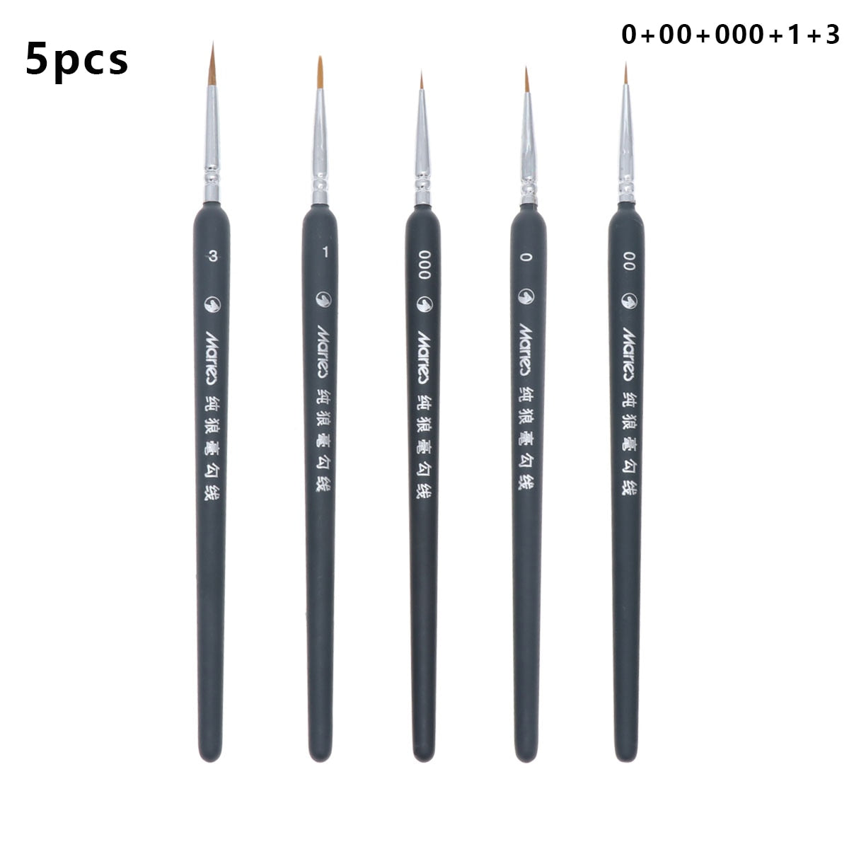 Professional Wolf Fine Painting Pen Nylon Hair Brush