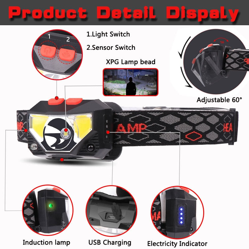 8 Modes Hands-Free Motion Sensor