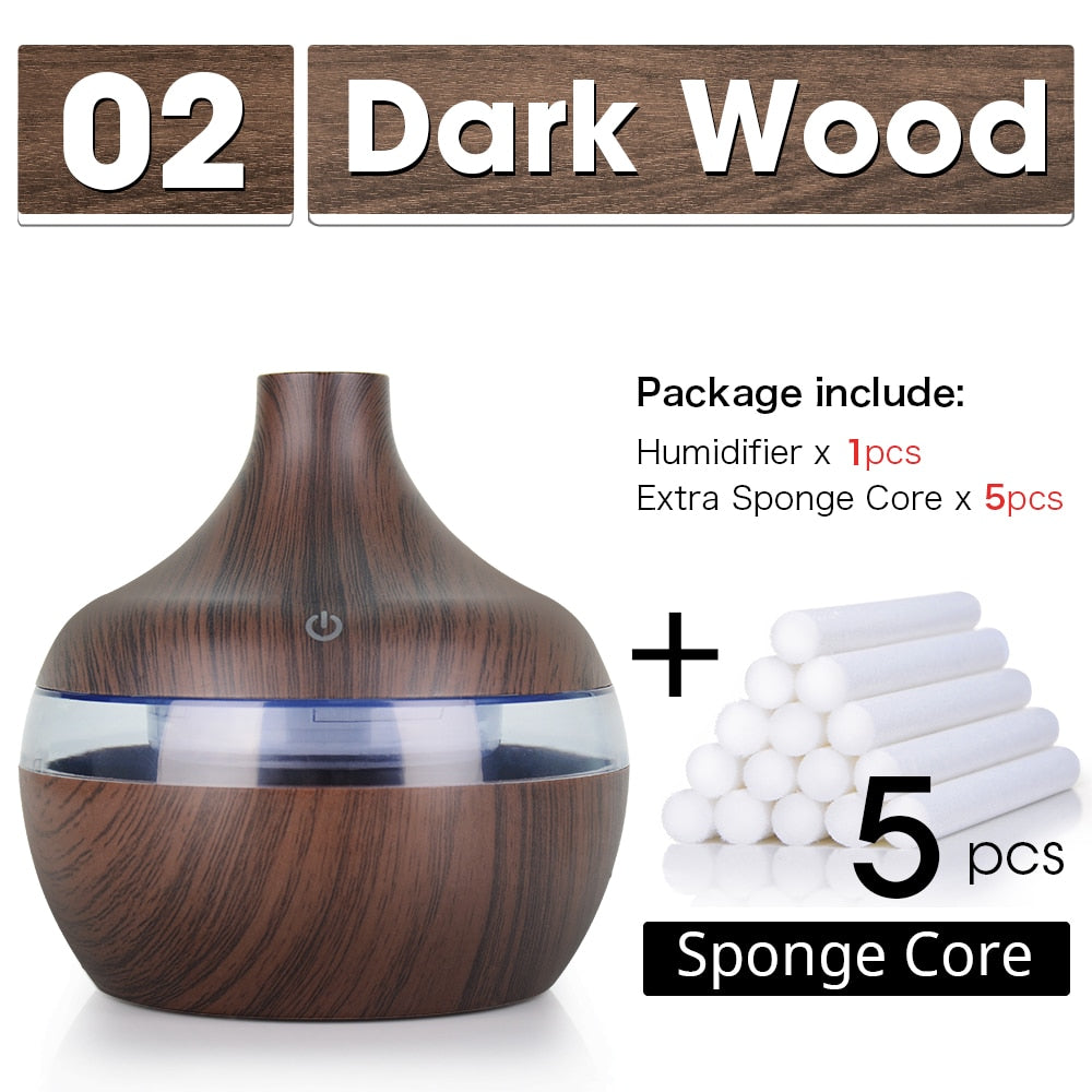 300ML USB Air Humidifier and Electric Aroma Diffuser Mist