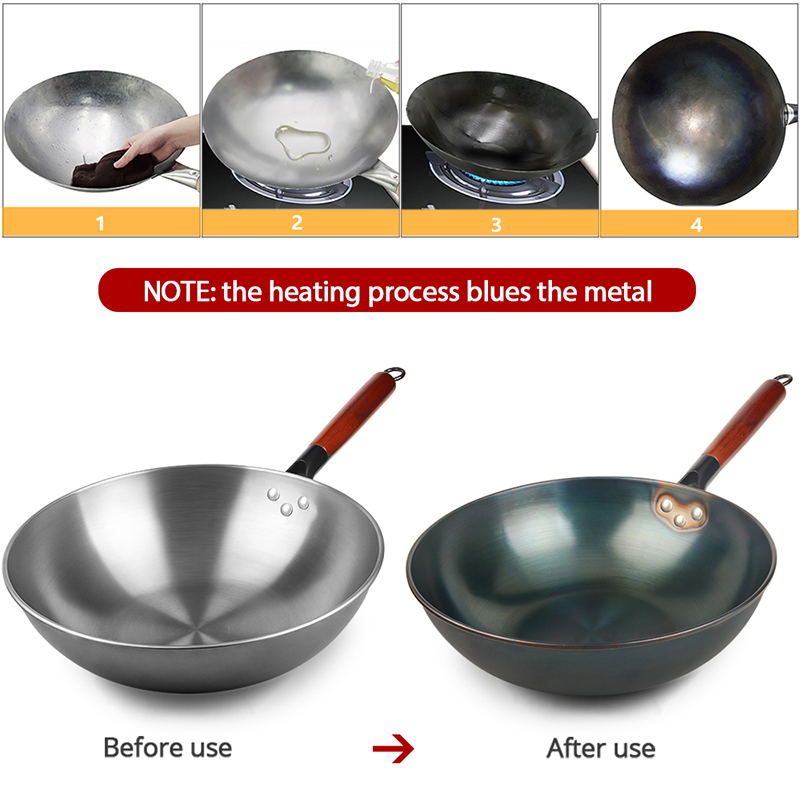 Handmade Iron Wok Iron Pot