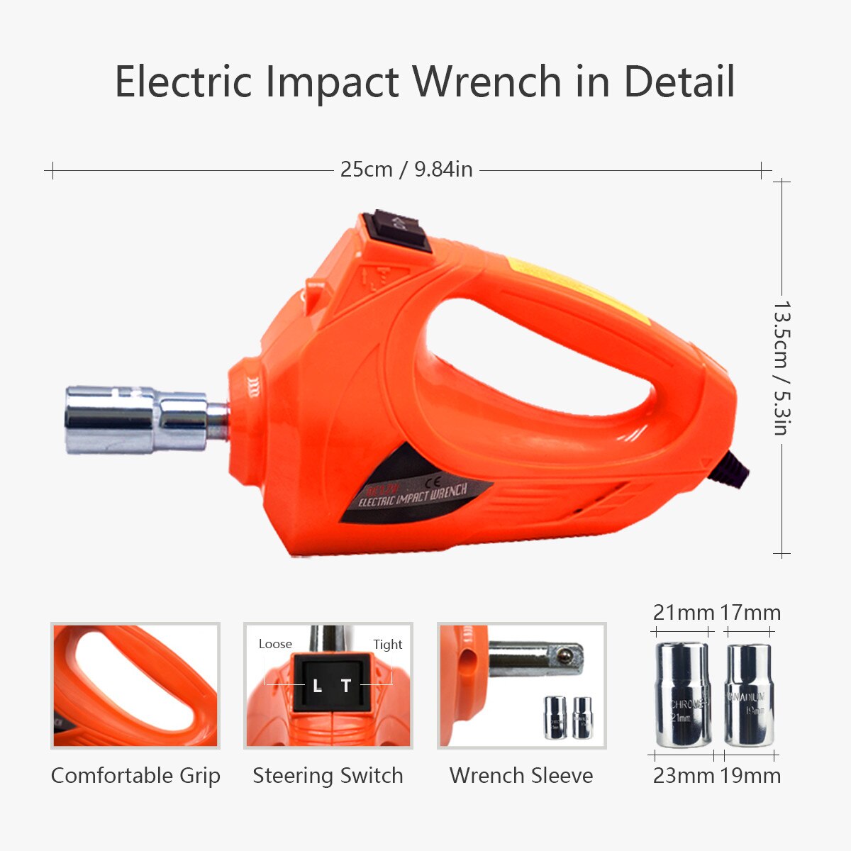3-in-1 Electric Hydraulic Car Jack Kit