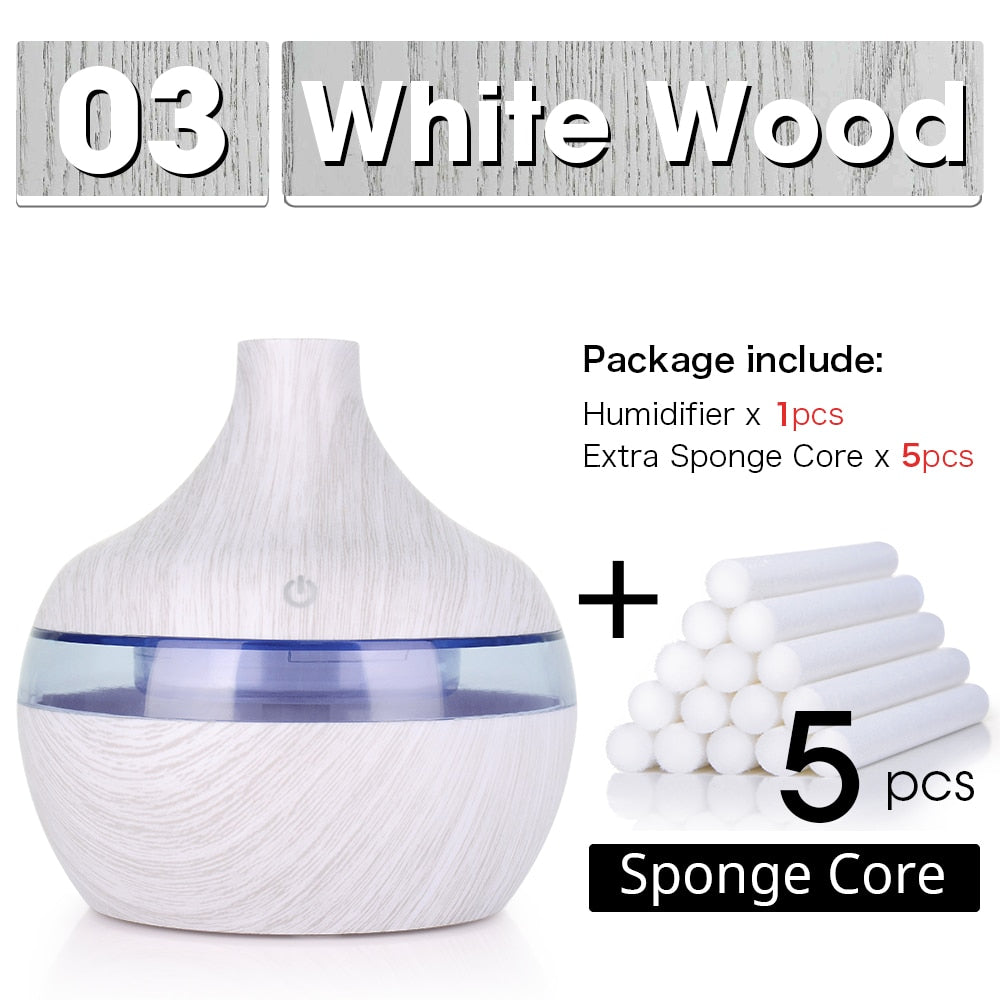 300ML USB Air Humidifier and Electric Aroma Diffuser Mist