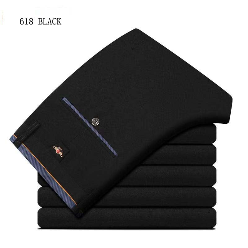 Elastic and Wrinkle Resistant Trousers