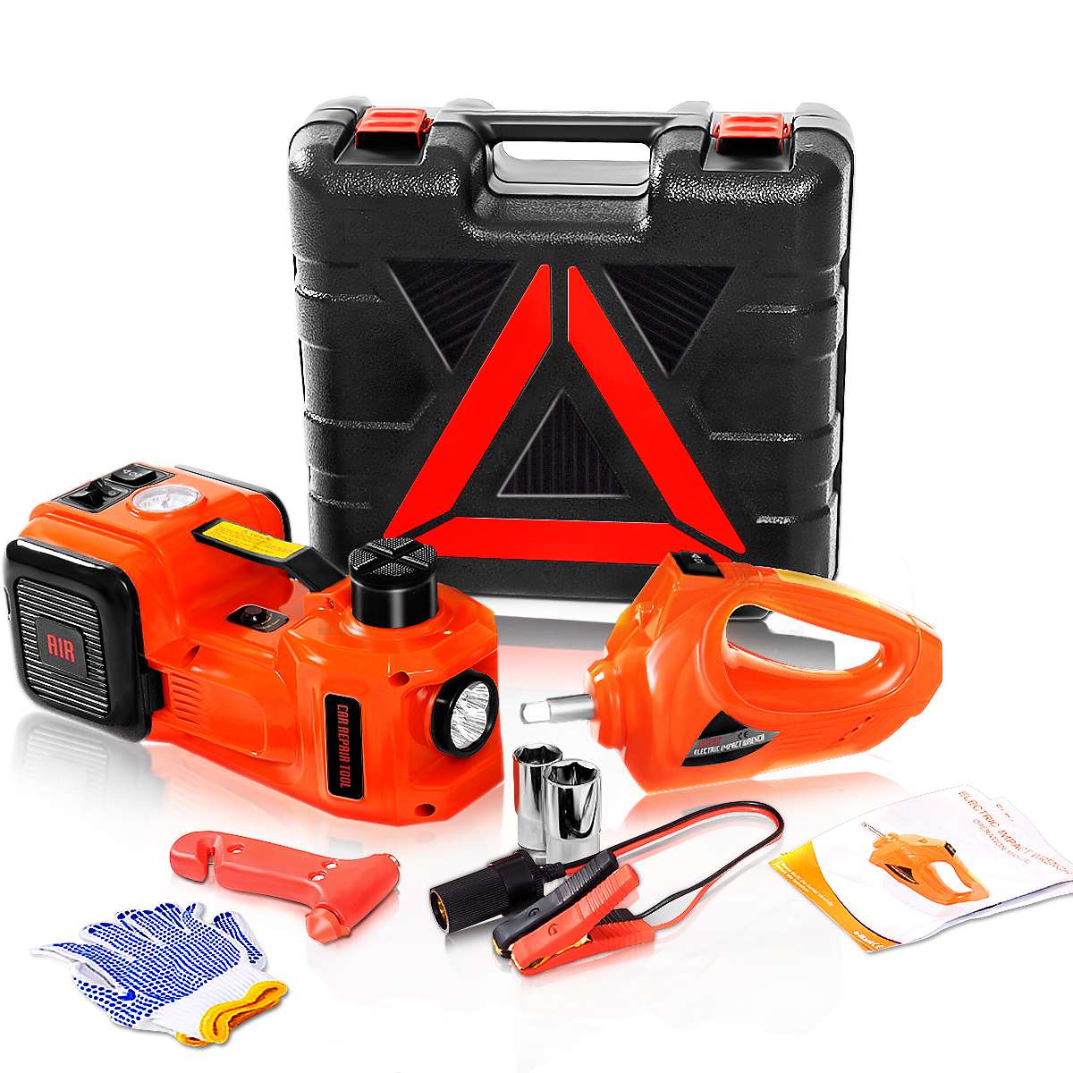 3-in-1 Electric Hydraulic Car Jack Kit