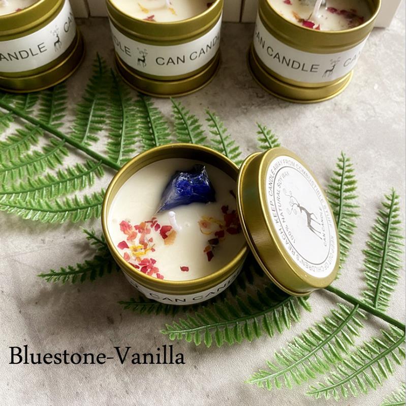 Golden Tin Box Essential Oil Candles